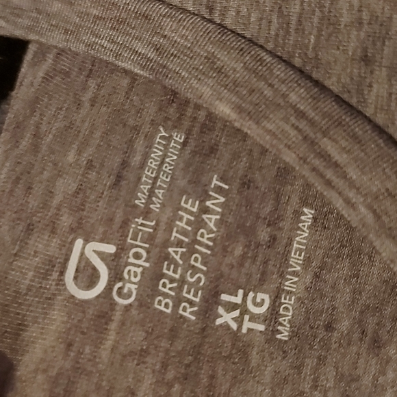 Grey tunic, GapFit, Maternity, Xl - Picture 4 of 6